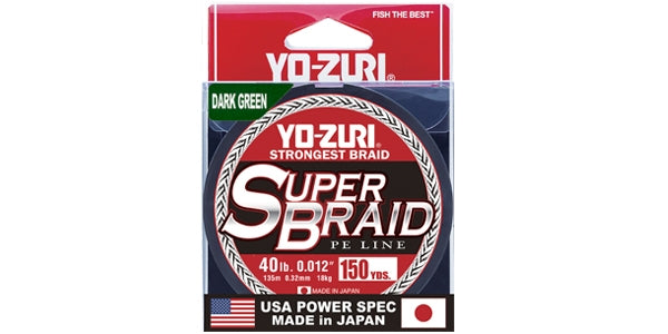 Yo-Zuri Super Braid 300yd Dark Green