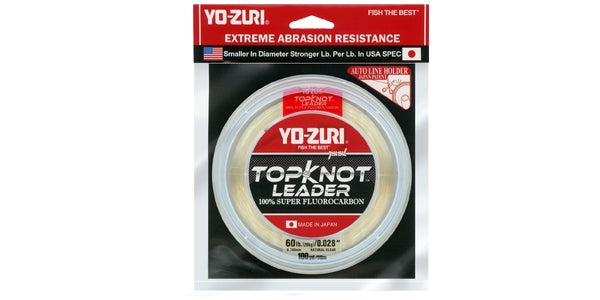 Yo-Zuri Top Knot FC Leader 30yd Natural Clear
