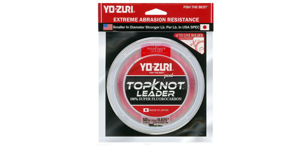 Yo-Zuri Top Knot FC Leader 30yd Dark Pink