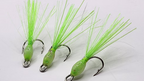 Scroggs Sticky Flies Glow Bugs - Double Hook 3/PCK