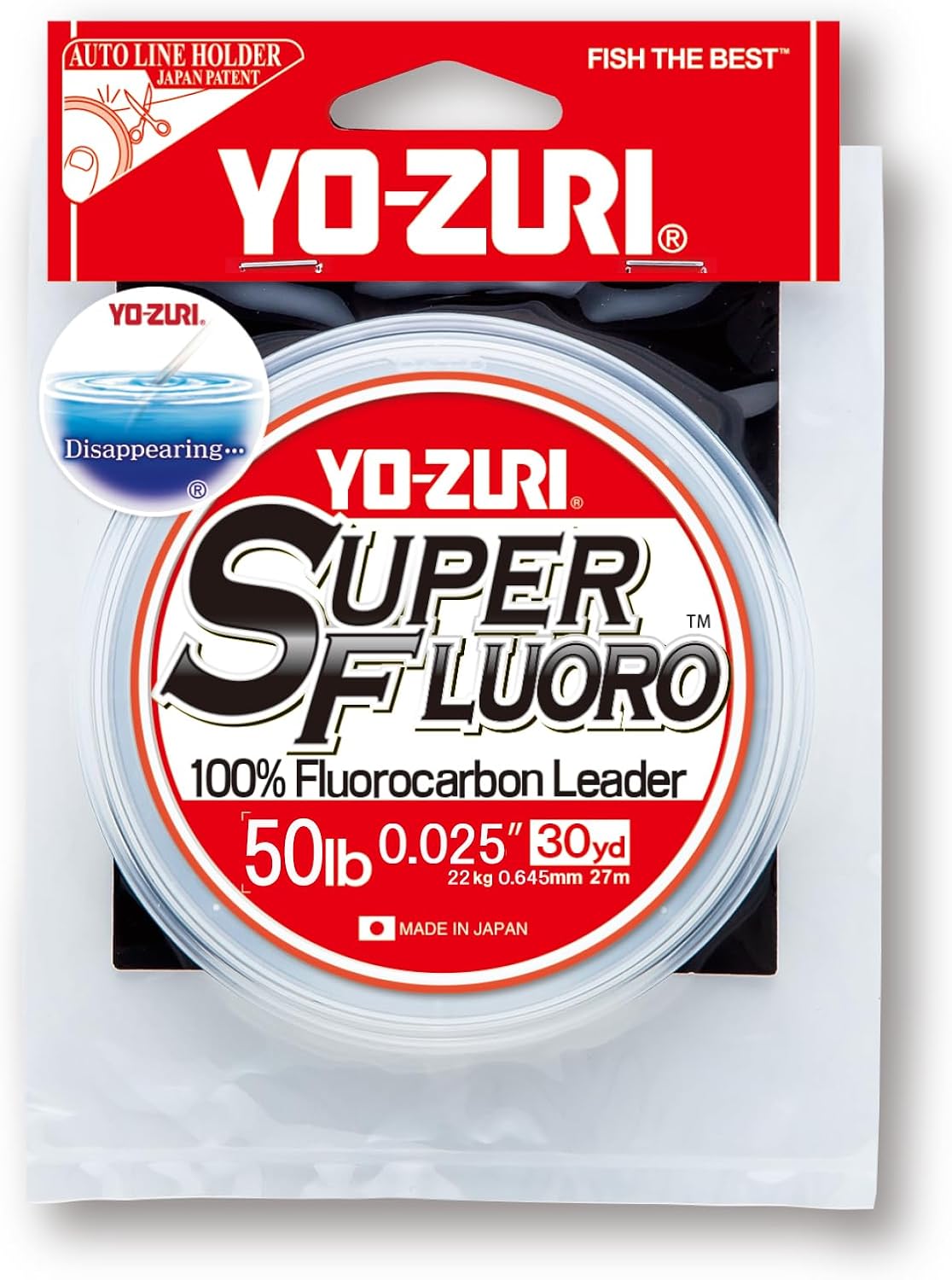 Yo-Zuri Super Fluoro Leader 30yd Natural Clear