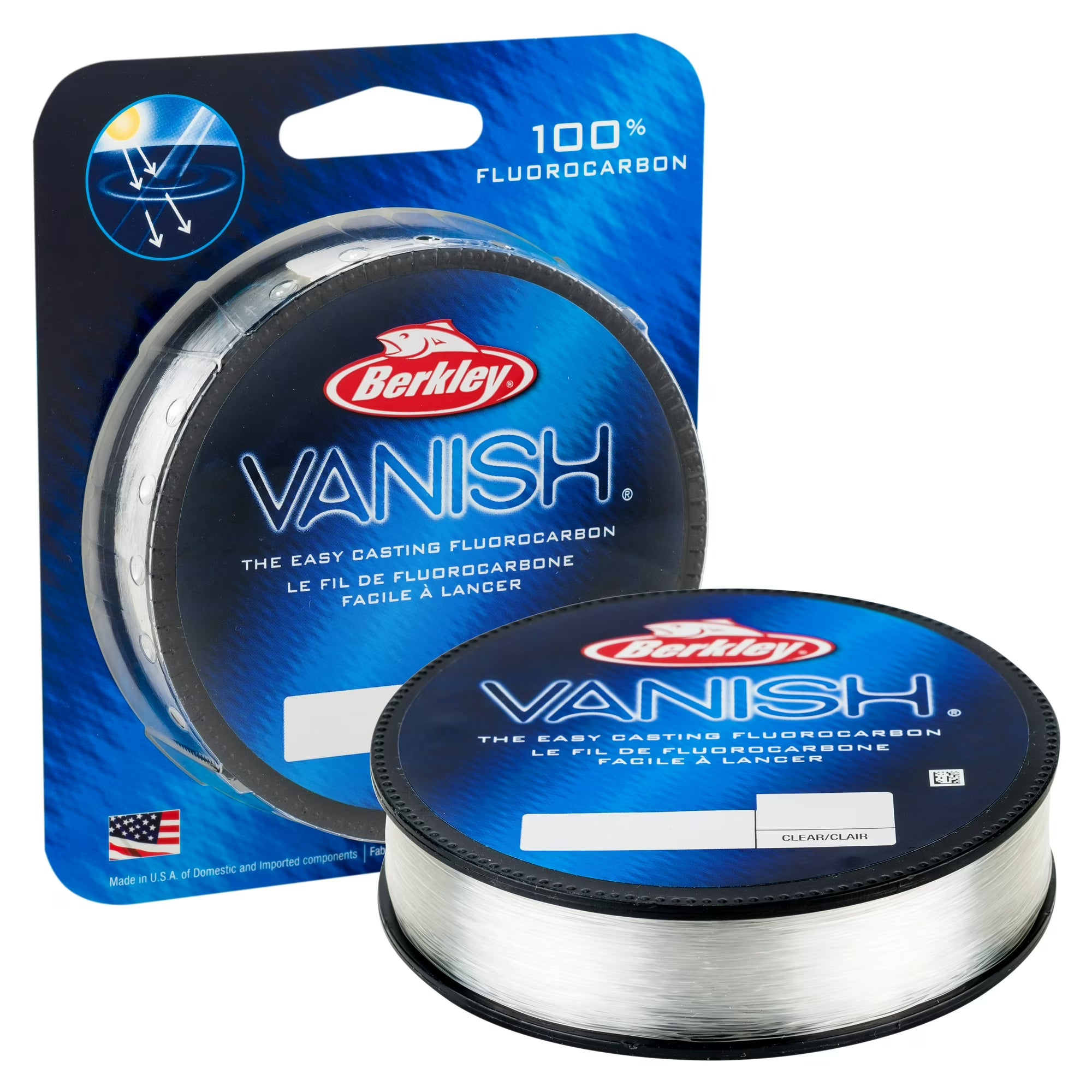 Berkley Vanish Fluorocarbon Line 250yd Clear