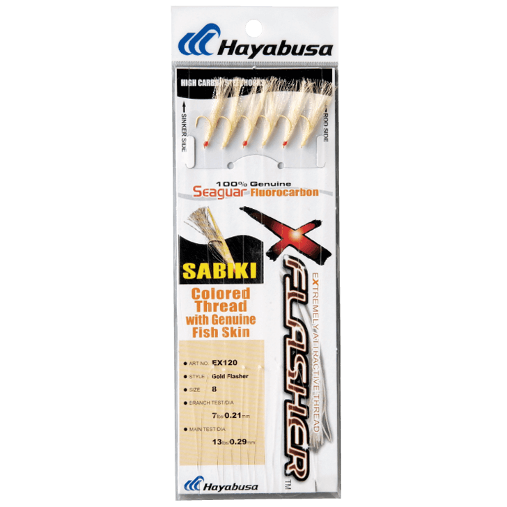 Hayabusa EX120 Sabiki Gold Flasher