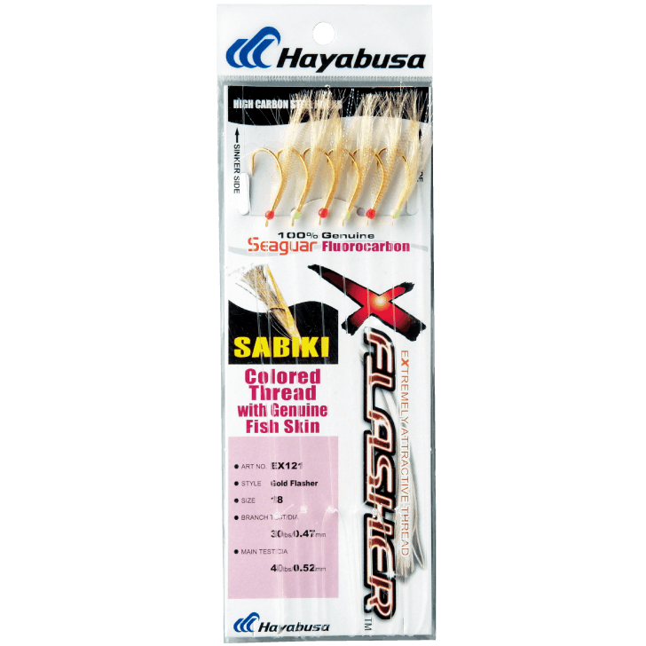 Hayabusa EX121 Sabiki Gold Flasher