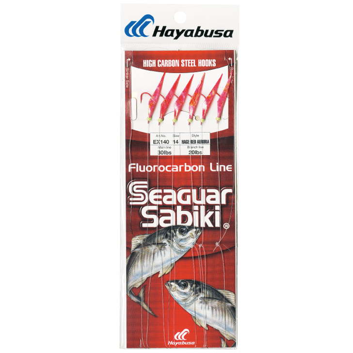 Hayabusa EX140 Sabiki Hage Red Aurora