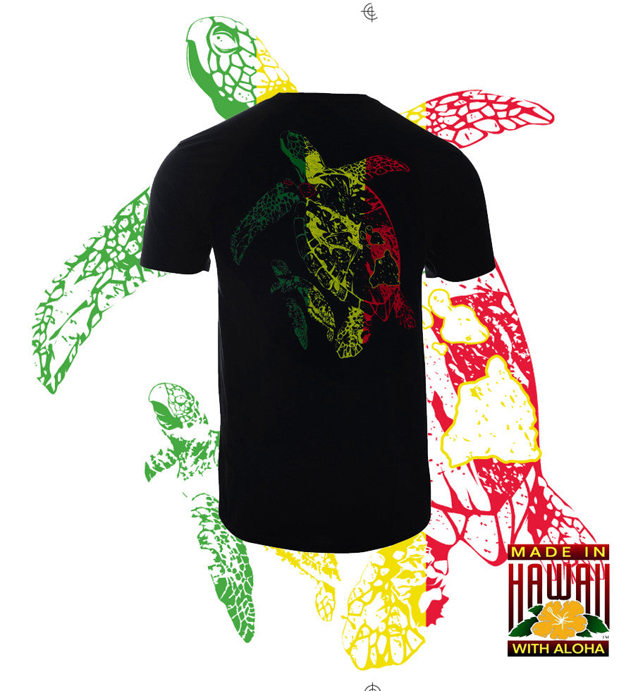HammerHead Tribal Honu Rasta HQ T-Shirt