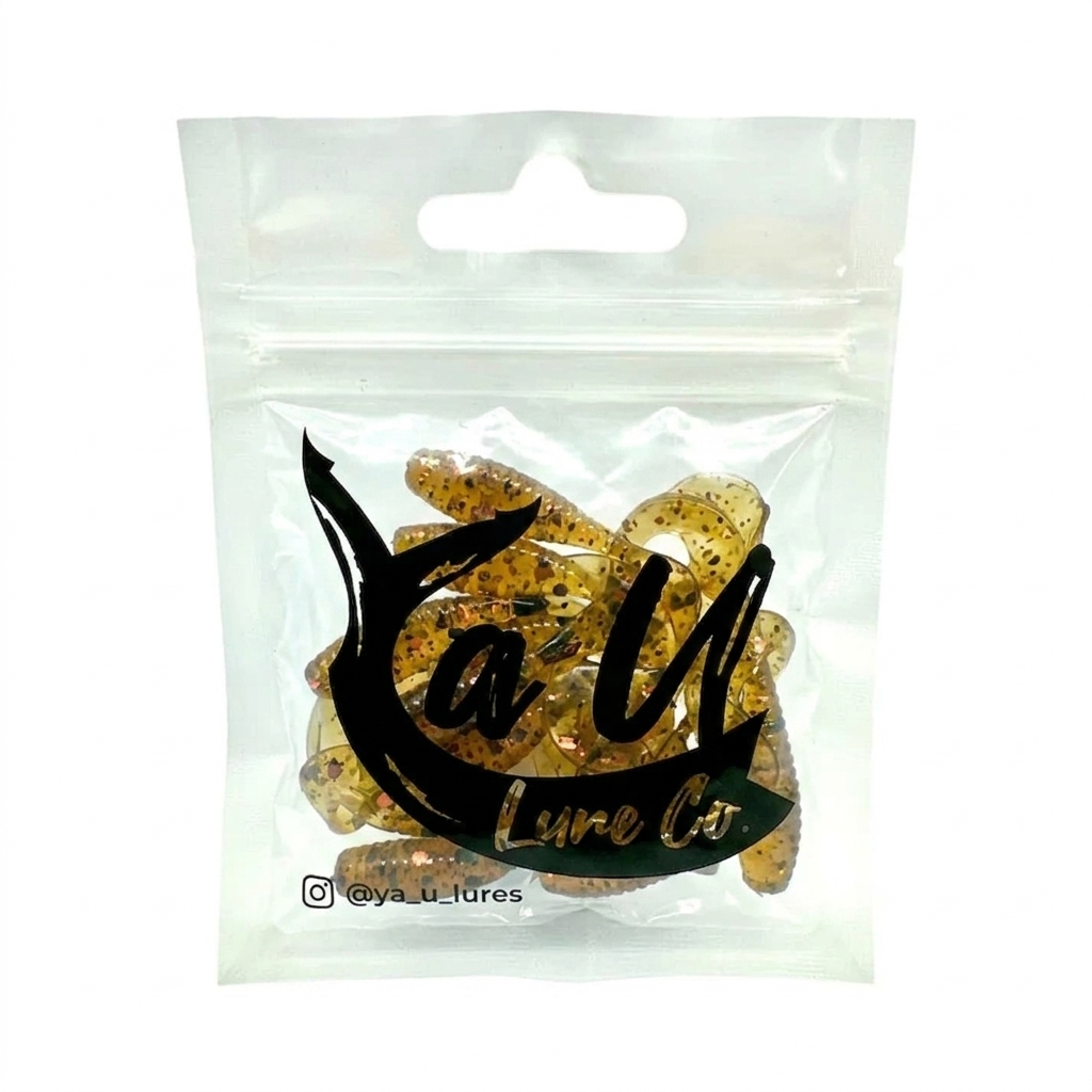 Ya U Lures 2in Curly Tail Grub