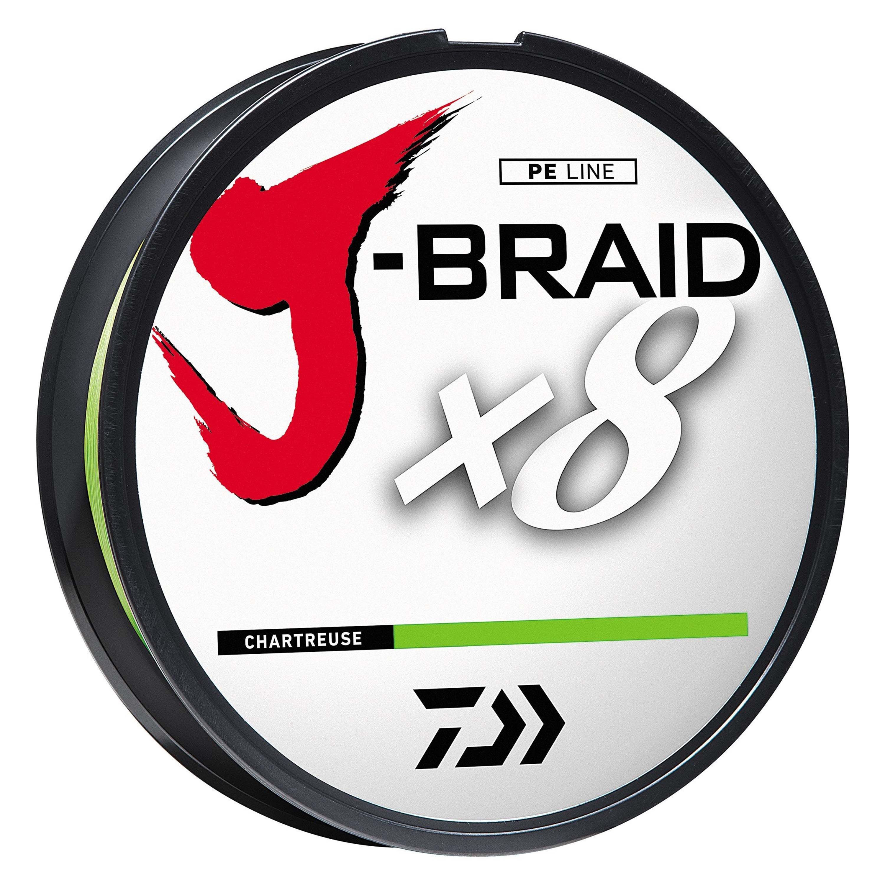 Daiwa J-Braid X8 330yd Chartreuse