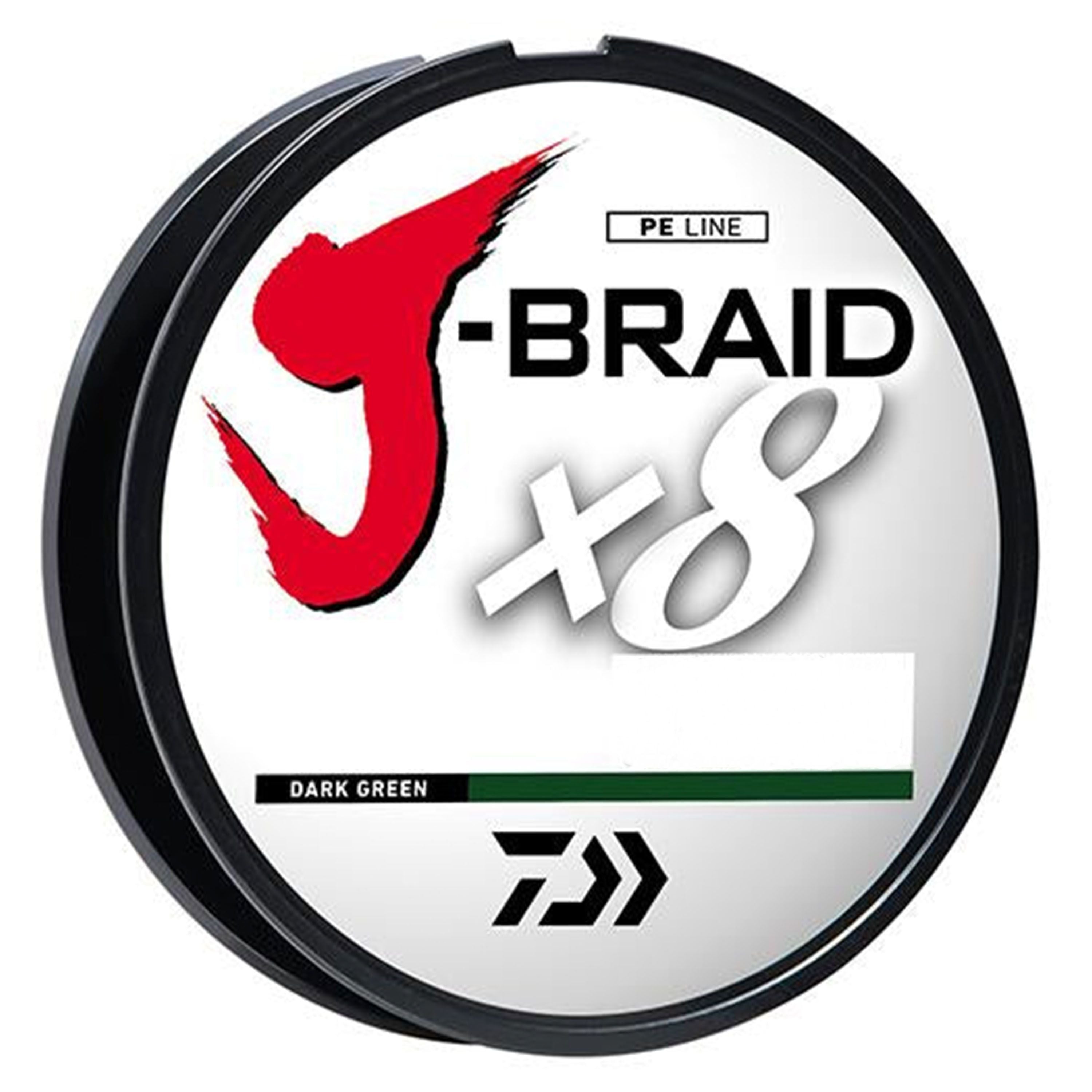 Daiwa J-Braid X8 330yd Dark Green