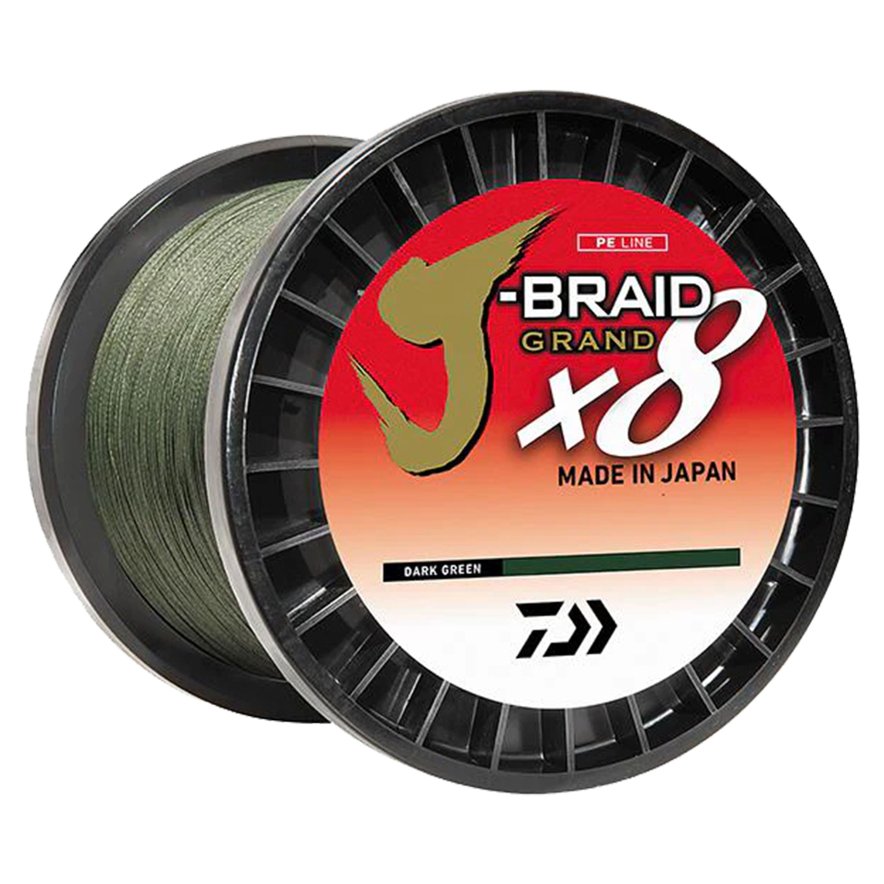 Daiwa J-Braid Grand X8 300yd Dark Green