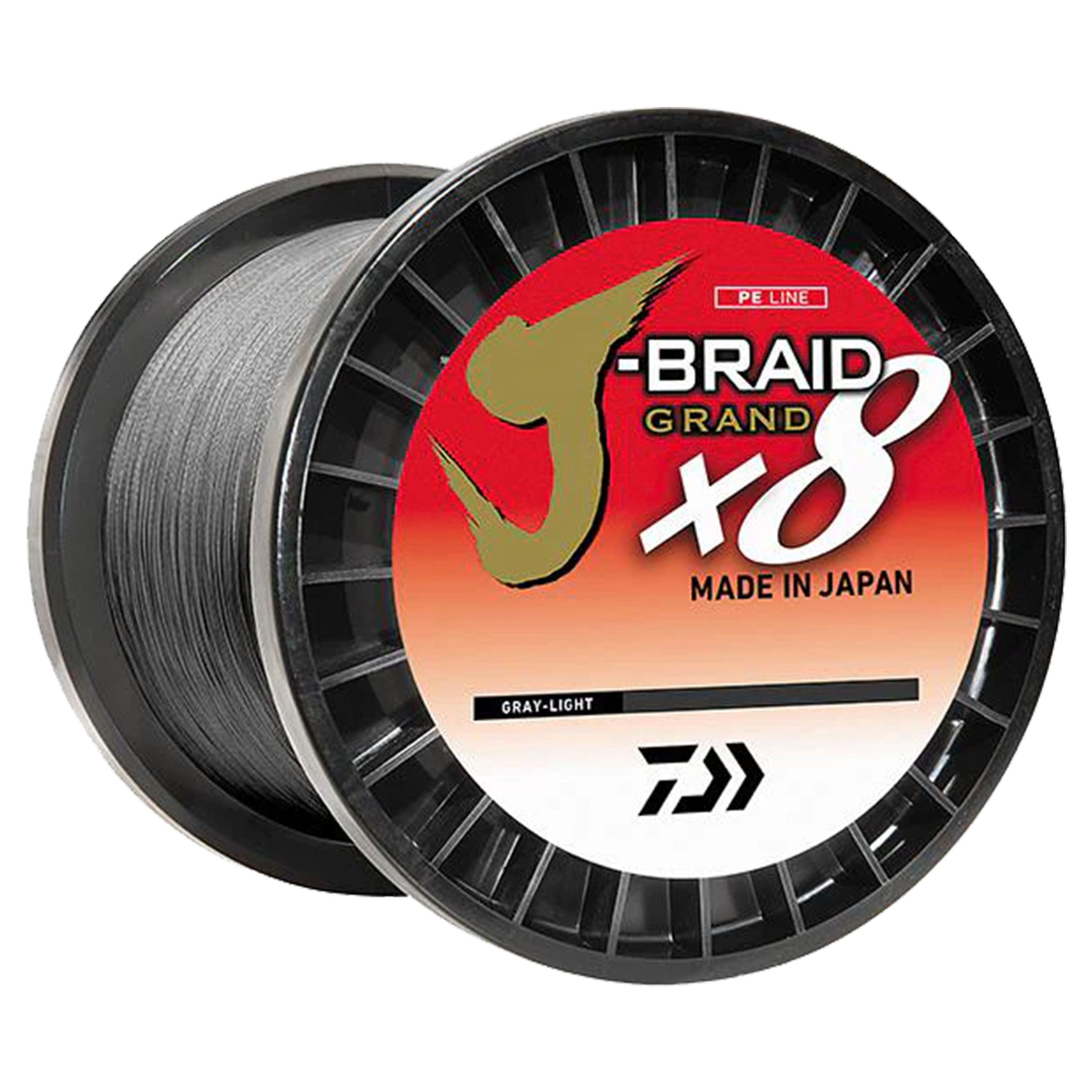 Daiwa J-Braid Grand X8 300yd Light Gray