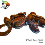 Big Island Bait Kurly Kines Grub 2"