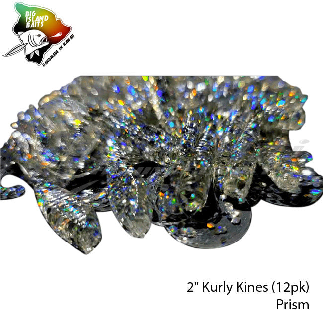 Big Island Bait Kurly Kines Grub 2"