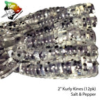 Big Island Bait Kurly Kines Grub 2"