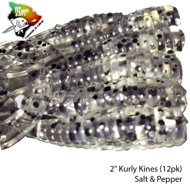 Big Island Bait Kurly Kines Grub 2"