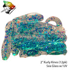Big Island Bait Kurly Kines Grub 2"