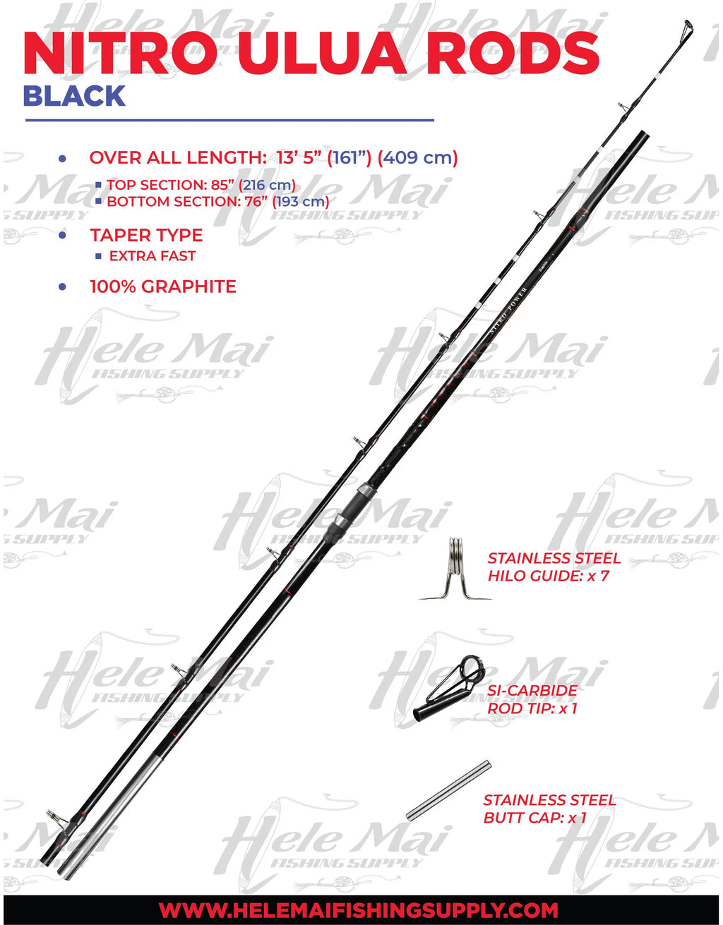 Nitro Ulua Rod 13' Med-Heavy