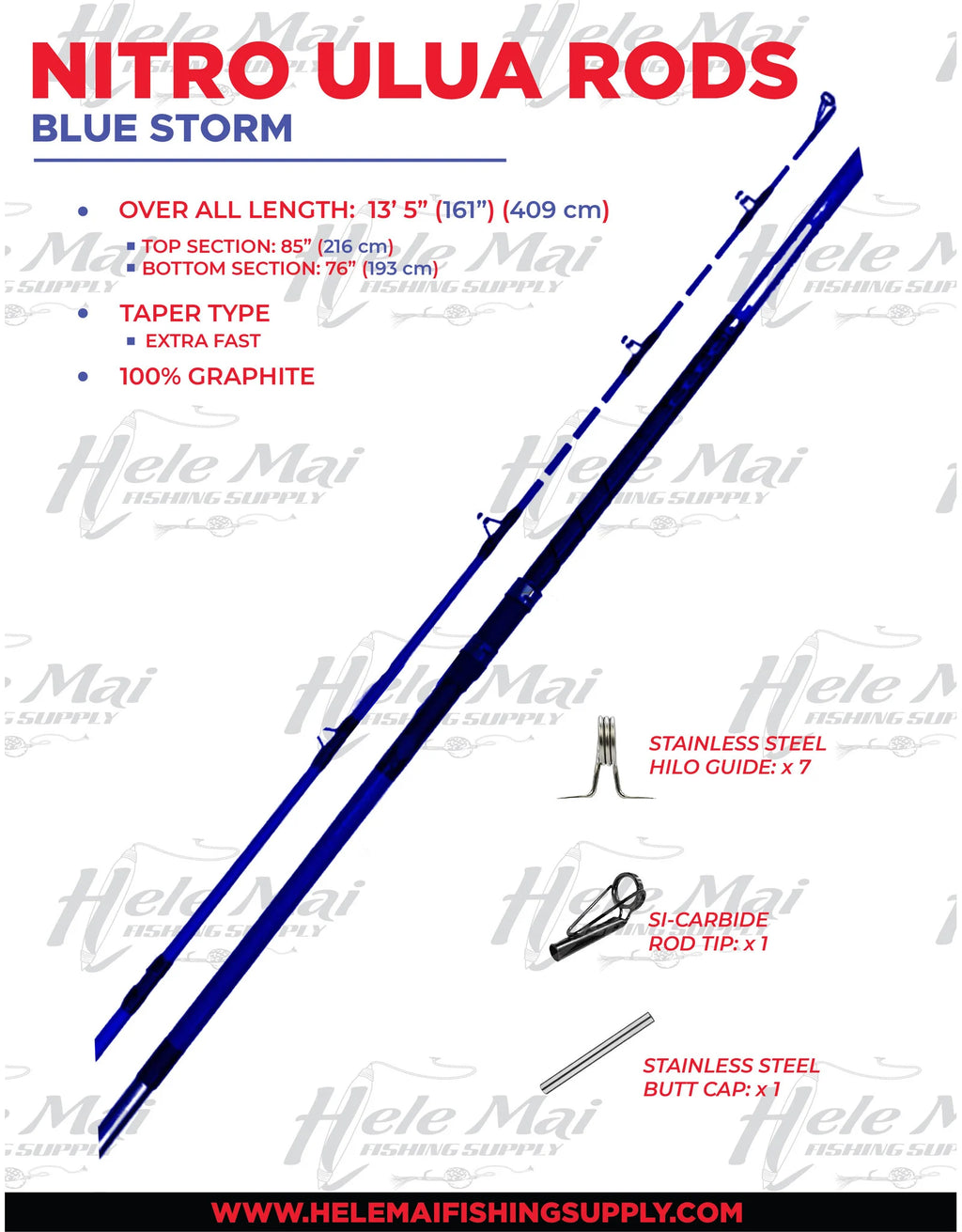 Nitro Ulua Rod 13' Heavy