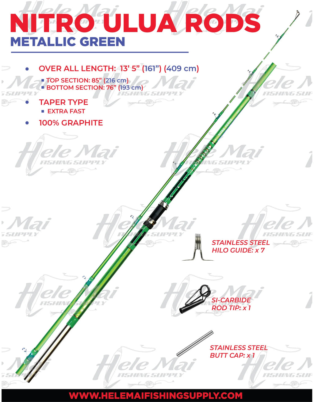 Nitro Ulua Rod 13' Med-Heavy