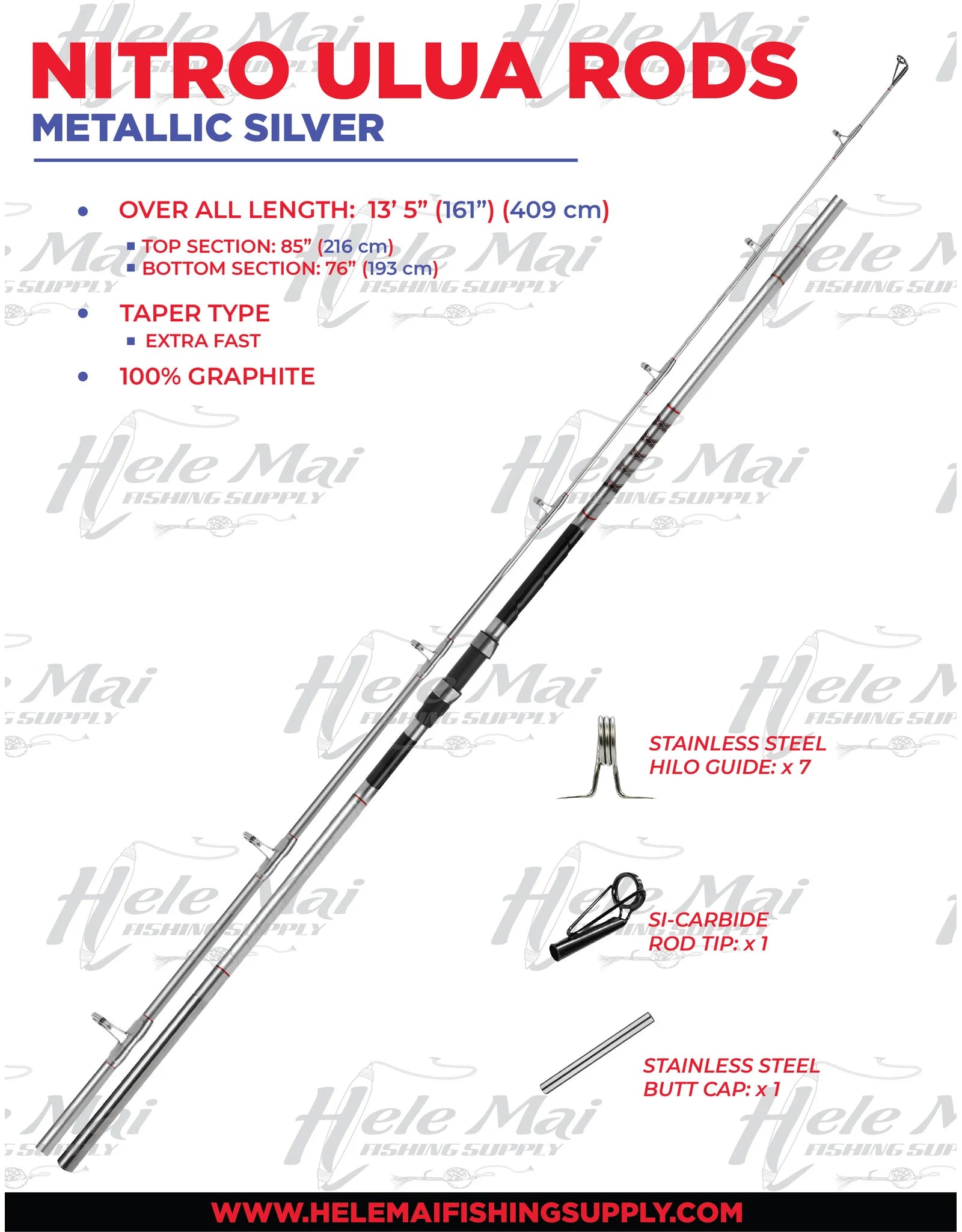 Nitro Ulua Rod 13' Med-Heavy