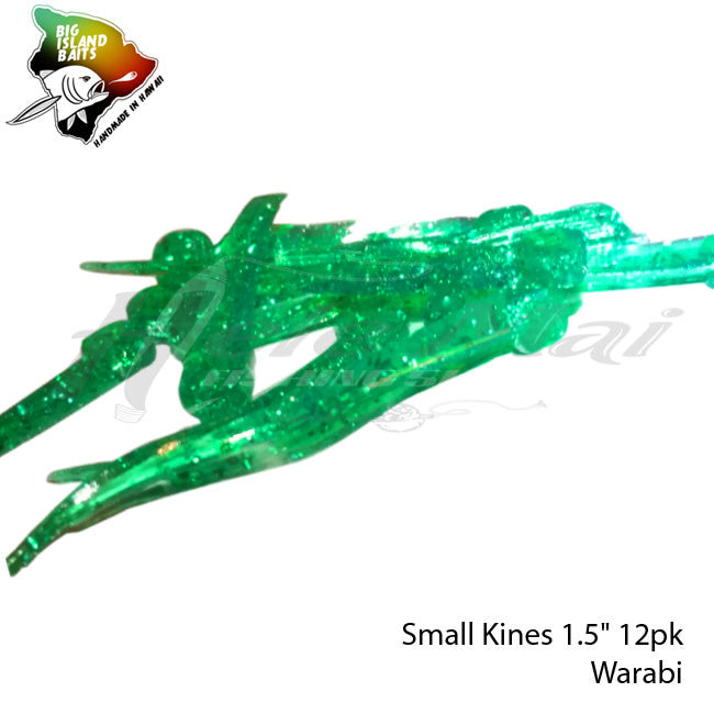 Big Island Bait Small Kines Grub 1.5"